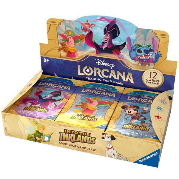 Disney Lorcana BOOSTER PACK Display SET 3 Into the Inklands TCG Trading Card Game