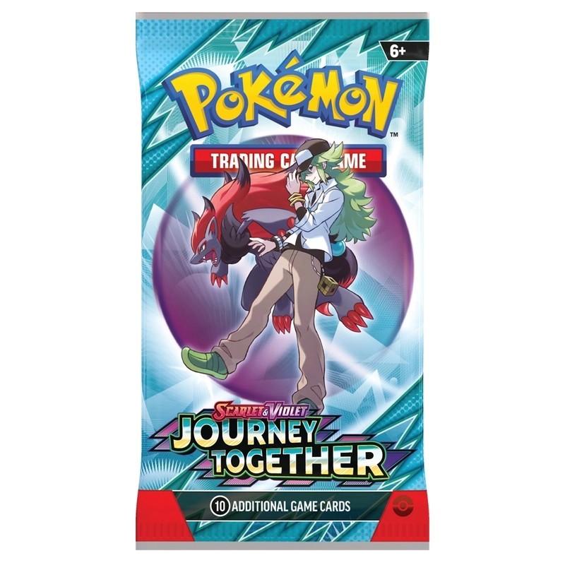 Pokemon – Journey Together – Single Booster Pack – 10 Cards – Pack Art May Vary Pokemon – Journey Together – Single Booster Pack – 10 Cards – Pack Art May Vary