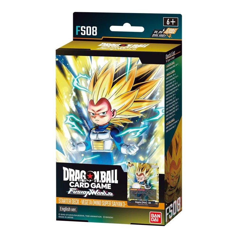Dragonball Fusion World Starter Deck Vegeta Super Saiyan 3 (Mini) FS08
