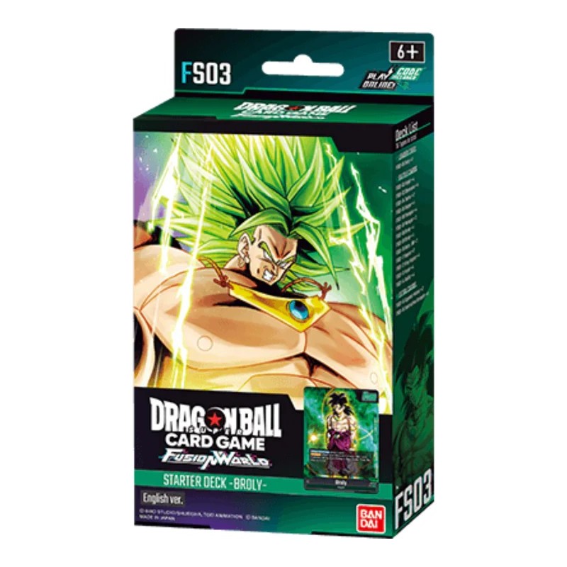 Dragonball Fusion World Starter Deck Broly FS03