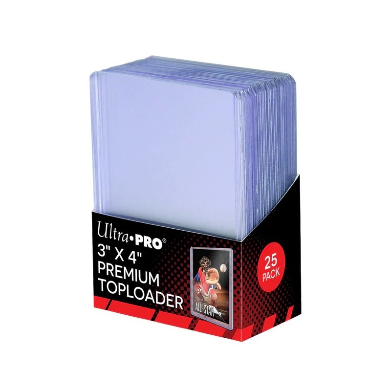 Ultra PRO 3" × 4" Super Clear Premium Toploader – 25-Pack