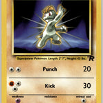 59/82 Machop Unlimited Common Team Rocket NM