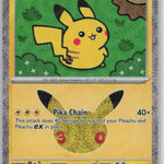 034/128 Pikachu Pikachu Rare ME: 30th Celebration NM