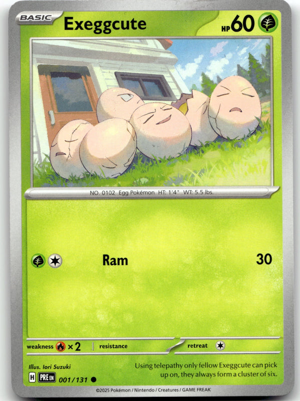 001/131 Exeggcute Common SV: Prismatic Evolutions NM