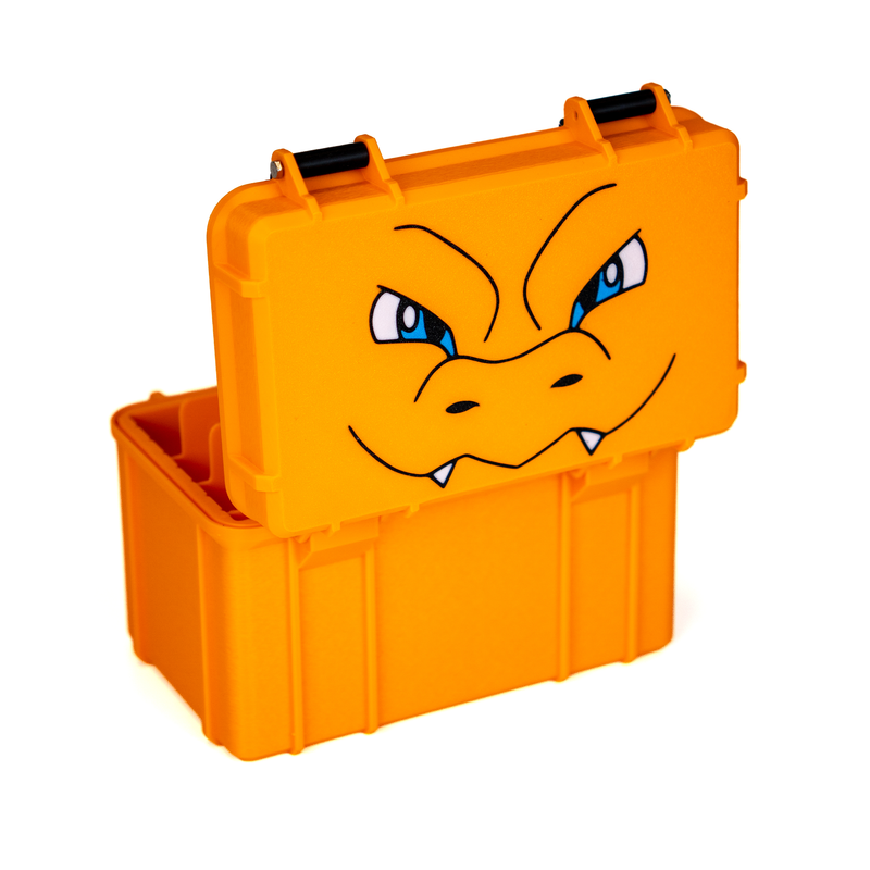 Trading Card Storage Box – Loose Cards, Toploaders & PSA Slabs - Charizard
