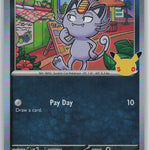 089/128 NM Alolan Meowth Common ME: 30th Celebration