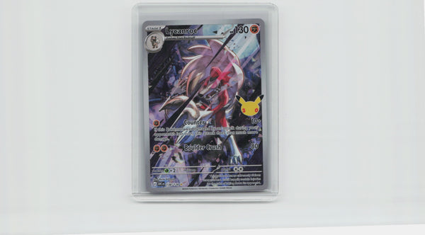 138/128 NM Lycanroc Illustration Rare ME: 30th Celebration