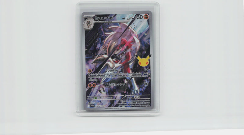 138/128 NM Lycanroc Illustration Rare ME: 30th Celebration