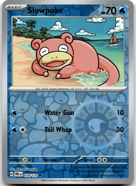 018/131 Slowpoke Reverse Holo Common SV: Prismatic Evolutions NM