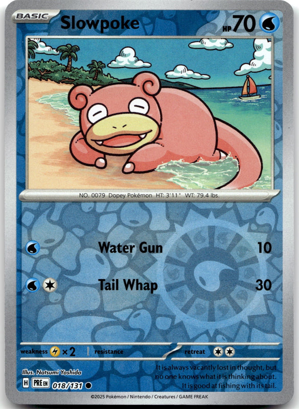 018/131 Slowpoke Reverse Holo Common SV: Prismatic Evolutions NM