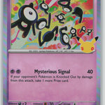 072/128 Unown Holo Common ME: 30th Celebration NM