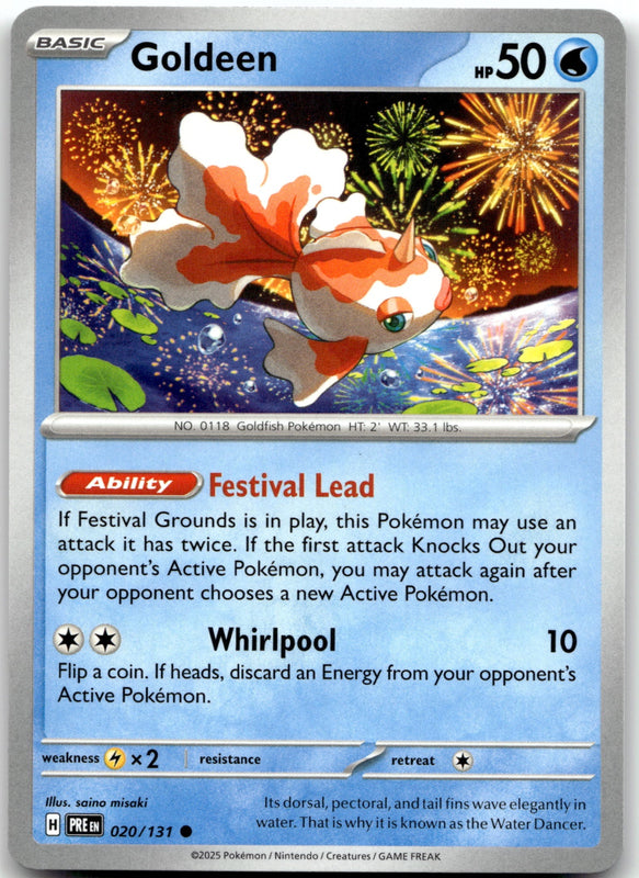 020/131 Goldeen Common SV: Prismatic Evolutions NM