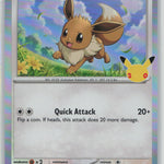 117/128 Eevee Common ME: 30th Celebration NM