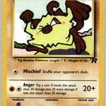 61/82 Mankey Unlimited Common Team Rocket NM