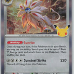 105/128 NM Solgaleo Rare ME: 30th Celebration