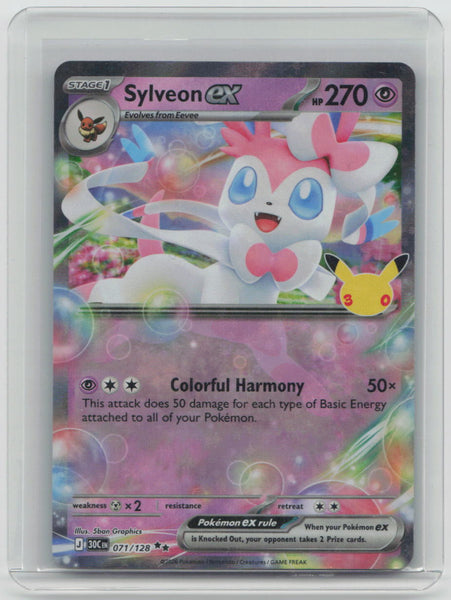 071/128 NM Sylveon ex Double Rare ME: 30th Celebration