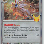 105/128 Solgaleo Holo Rare ME: 30th Celebration NM