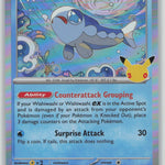 022/128 Wishiwashi Holo Common ME: 30th Celebration NM