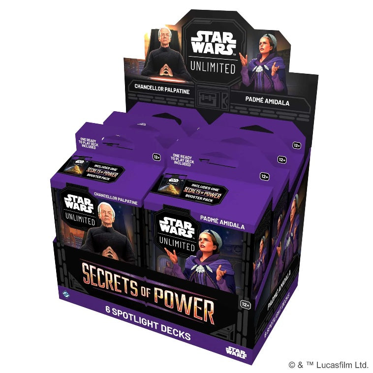 Star Wars Unlimited SECRETS OF POWER SPOTLIGHT DECKS