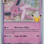 069/128 NM Espeon Common ME: 30th Celebration
