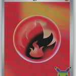 010 NM Basic Fire Energy (30th Celebration) Futuristic Rare MEE: Mega Evolution Energies