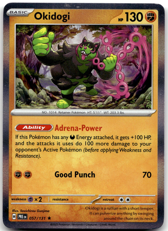 111/167 Okidogi Holo Rare SV06: Twilight Masquerade NM