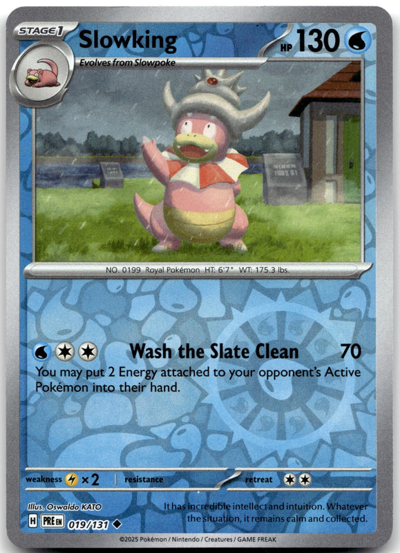 019/131 Slowking Reverse Holo Uncommon SV: Prismatic Evolutions NM