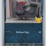 095/128 NM Zorua Common ME: 30th Celebration