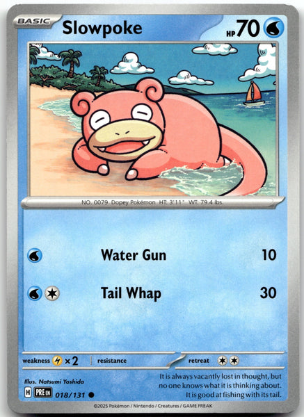 018/131 Slowpoke Common SV: Prismatic Evolutions NM