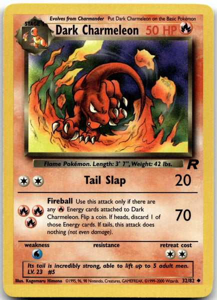 32/82 Dark Charmeleon Unlimited Uncommon Team Rocket NM
