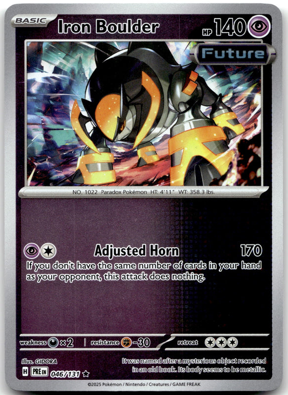 071/142 Iron Boulder Holo Rare SV07: Stellar Crown NM