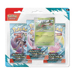Pokémon TCG Journey Together 3-Pack Blister – Yanmega stock product image