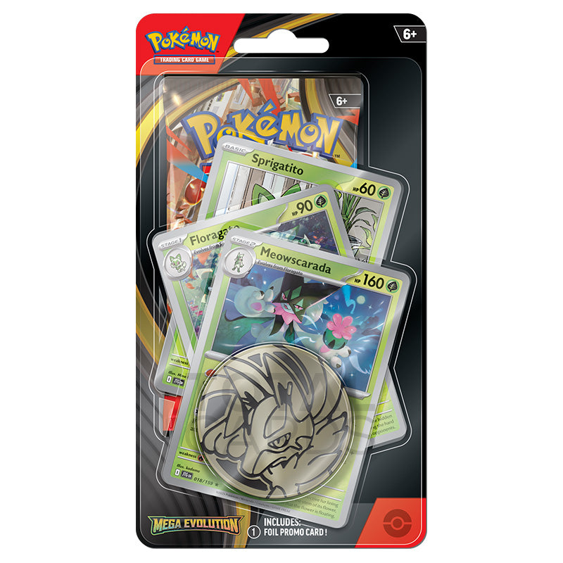 Pokémon TCG Mega Evolution Premium Checklane Blister – Meowscarada stock product image
