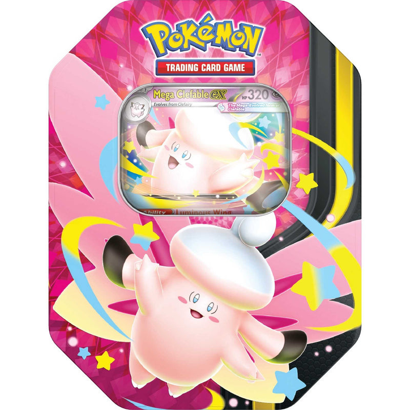 Pokémon TCG Mega Moonlit Tin – Mega Clefable ex