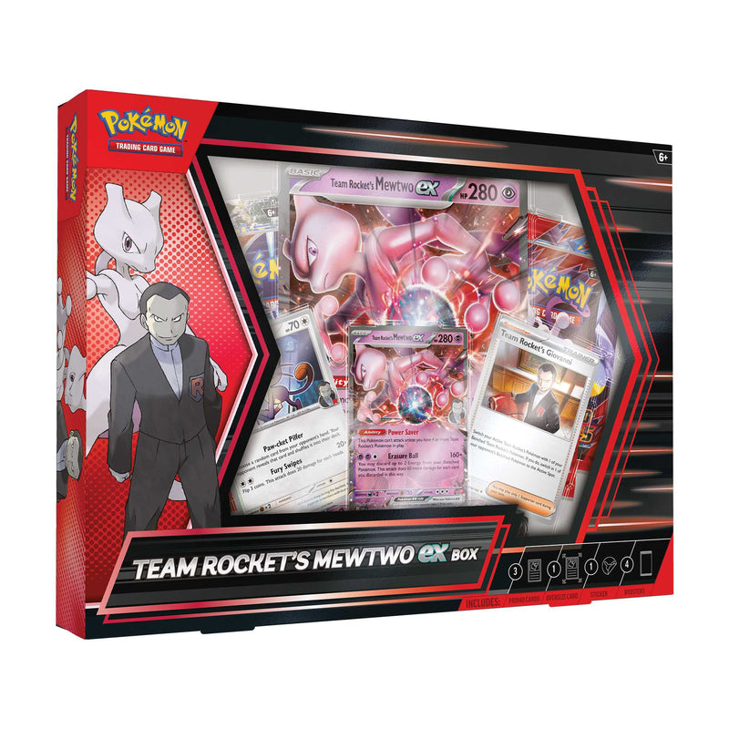 Pokémon TCG: Team Rocket's Mewtwo ex Box stock product image