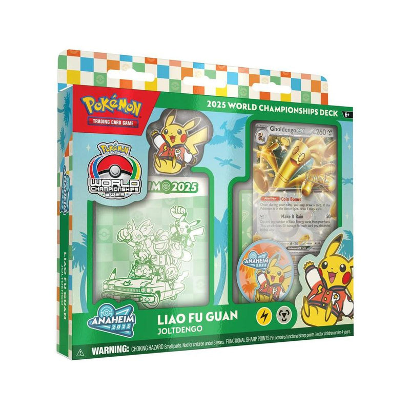 Pokémon TCG: 2025 World Championships Decks – Liao Fu Guan – Joltdengo stock product image