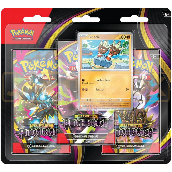 Pokémon TCG Pitch Black 3-Pack Blister – Binacle stock product image