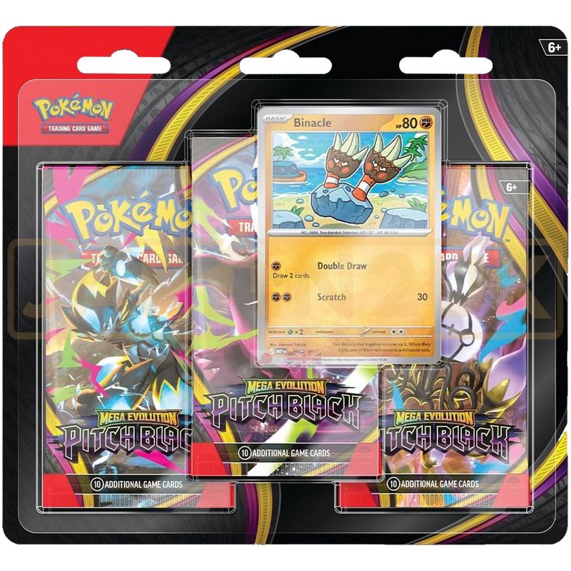 Pokémon TCG Pitch Black 3-Pack Blister – Binacle stock product image