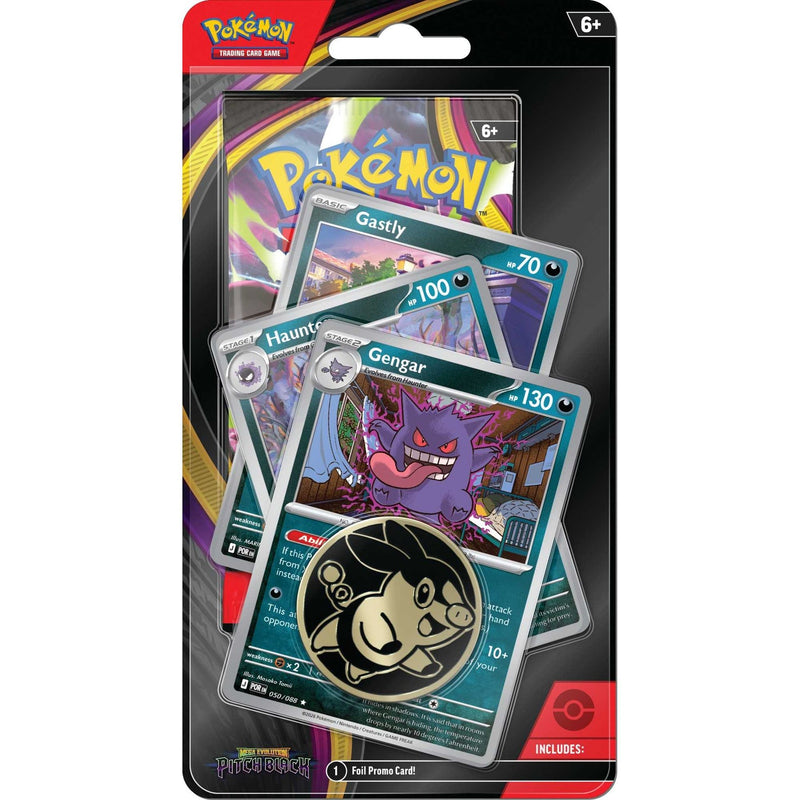 Pokémon TCG Pitch Black Premium Checklane Blister – Gengar stock product image