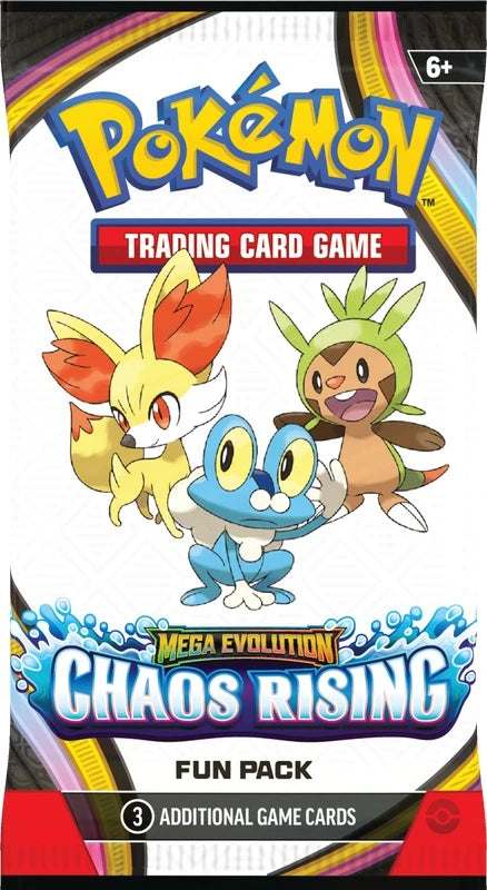 Pokémon TCG: Chaos Rising Fun Pack – English 3-card pack