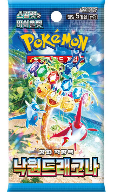 Paradise Dragona (SV7a) Booster Pack, Korean Pokémon TCG