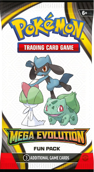 Pokémon TCG: Mega Evolution Fun Pack – English 3-card pack
