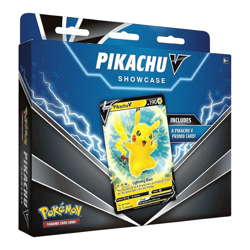 Pokémon TCG Pikachu V Showcase Box – English stock product image