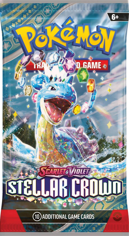 Pokémon TCG: Stellar Crown Booster Pack – English 10-card booster pack