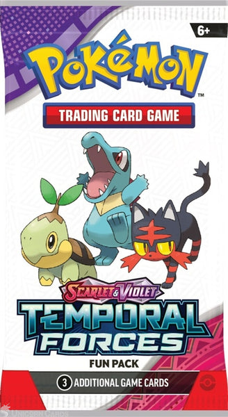 Pokémon TCG: Temporal Forces Fun Pack – English 3-card pack
