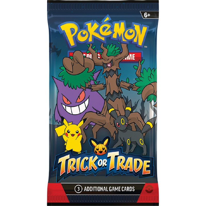 Pokémon TCG: Trick or Trade 2024 Mini BOOster Pack – English 3-card pack