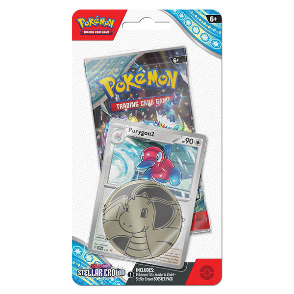 Pokémon TCG Stellar Crown Checklane Blister – Porygon2 stock product image